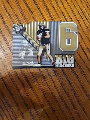 Press Pass Big Number Jay Cutler 2006 troquelado Foto 1 de 4