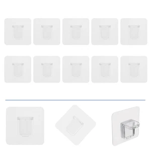 2 Pieces Punch-free Wall Stickers Shelf Support Adhesive - Picture 1 of 11