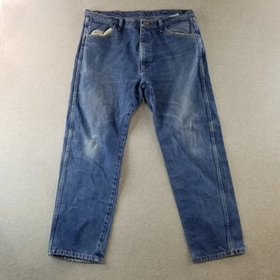 Rustler Jeans Mens Sz 38x32 VTG Med Wash 100%Cotton Normcore Durable Heavy Thick - Image 1 of 4