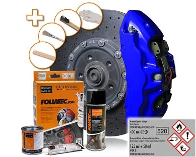 FOLIATEC Bremssattellack 2162 RS BLAU Bremssattelfarbe Lack Farbe hitzebständig - Bild 1 von 4