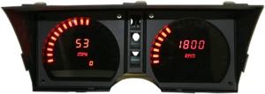 C3 Corvette 1978-1982 LED Digital Dash Gauge Instrument Cluster Direct Fit RED - Bild 1 von 12