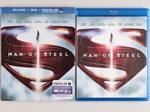 Man of Steel Blu-ray w/Slipcover - Superman - FREE SHIPPING / BUY 3 GET 1 - Picture 1 of 6