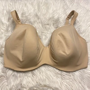 Cacique 44H Bra Tan Smooth Balconette Underwire Back Closure - Picture 1 of 7