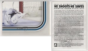 2013-14 ITG Between the Pipes He Shoots Saves Points Antti Niemi (Bottom Right)