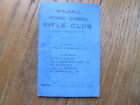 original Walsall Home Guard rifle club card, 1945.