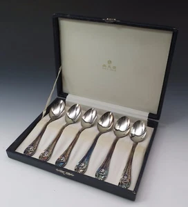 JCI Japan Nickel Silver Spoon Set of 6 by SHOBIDO - Picture 1 of 8