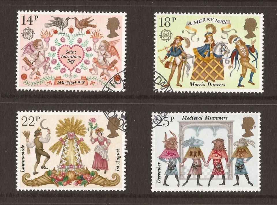 1981 GB, Folklore, Fine USED set of stamps SG 1143-46 #70 - Image 1 of 1