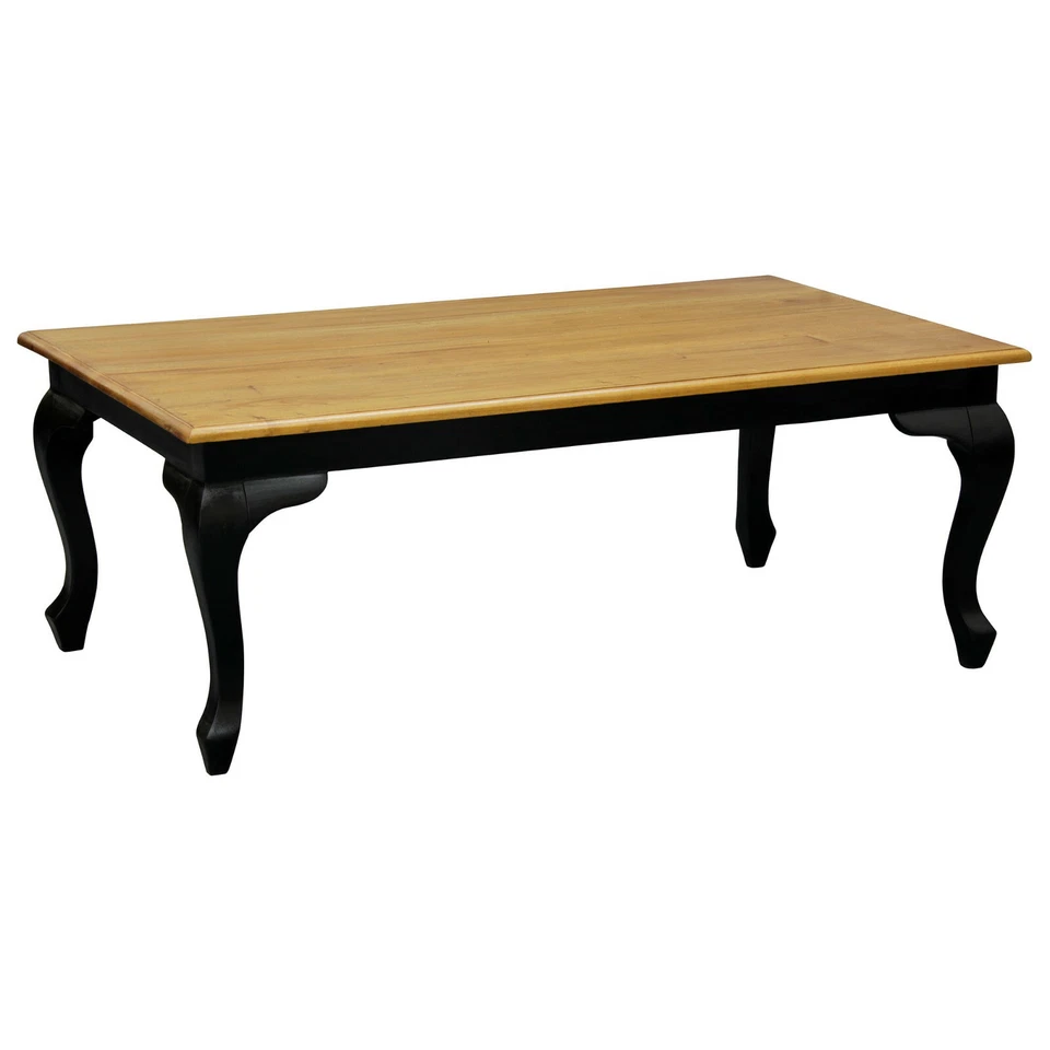 STEWART COFFEE TABLE SOLID MAHOGANY TIMBER BLACK/CARAMEL 120 CMS. - image 1 of 1