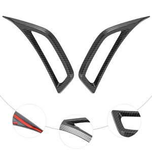 Front Wheel Fender Air Vent Cover Trim For Jeep Wrangler JL JT 18+ Carbon Fiber - Imagen 1 de 12