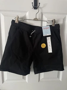 Cat & Jack Black Shorts Adjustable Waist Pockets Pull On Youth XL (14) NWT - Picture 1 of 3