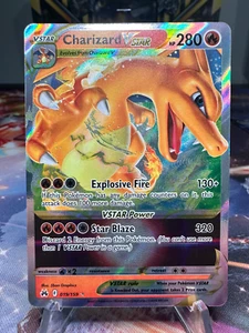 Charizard VSTAR Pokemon TCG Crown Zenith 019/159 Ultra Rare - Picture 1 of 2