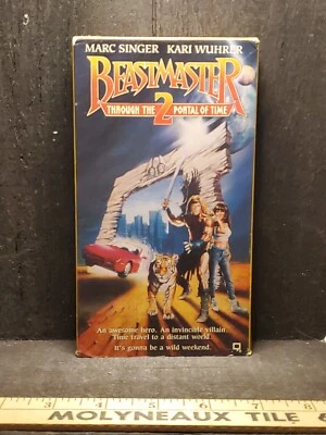 Beastmaster 2 Through The Portal Of Time VHS Rare HTF Fantasy Scifi  - Image 1 of 4