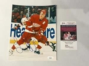 Detroit Red Wings Sergei Fedorov Autographed 8x10 Photo, JSA - Picture 1 of 1