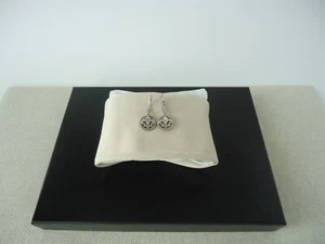 JAI by John Hardy Fleur De Lis Sterling Silver Drop Dangle Lever Back Earrings - Picture 1 of 10