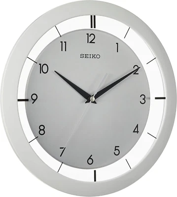 11 Inch St John Brushed Metal Wall Clock - Image 1 of 4