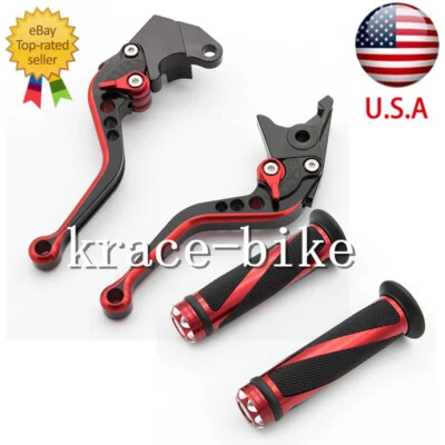 Empuñaduras de embrague de freno CNC para Kawasaki Z900 Z650 2017-2024 mango de mezcla de colores Foto 1 de 4