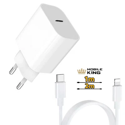 Ladekabel Ladegerät für original iPhone 5 6 7 8 11 12 13 14 Plus Xs Pro Max Mini - Bild 1 von 4