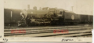 4E494 SMALL RP 1930s CHICAGO GREAT WESTERN RAILROAD 262 LOCO #282 OELWEIN - Picture 1 of 1