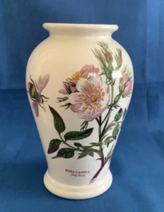 Vintage Portmeirion Botanic Garden Vase ROSA CANINA Dog Rose 6.5" high. - Picture 1 of 6