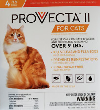 Cat Flea Treatment Provecta II - Over 9 lbs - Topical - 4 Month Supply