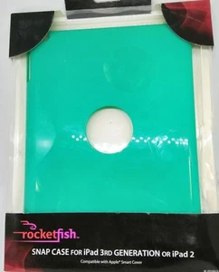 Rocketfish snap case hardshell for iPad generation or iPad 2 teal Green Mint - Picture 1 of 4