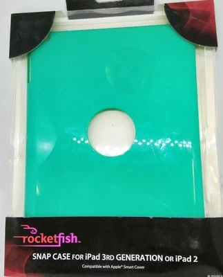 Rocketfish snap case hardshell for iPad generation or iPad 2 teal Green Mint - Image 1 of 4