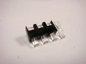 (25) 4 ELEMENT R/A SHIELDED OPTICAL LIGHT PIPE 597 SERIES LEDs 515-1020-806 NOS - Picture 1 of 5