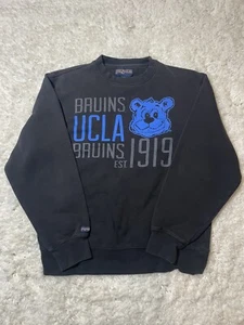 UCLA Bruins Sweater Adult Medium Brown Bear Pullover Black Jansport - Picture 1 of 9