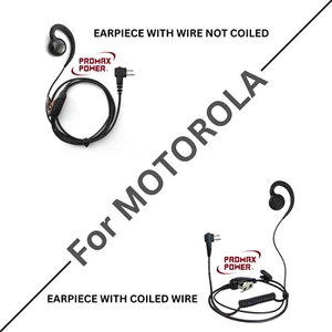1x obrotowa słuchawka z PTT do radia Motorola CP110, CLS1110, CP200D, RDM2070D - Zdjęcie 1 z 18