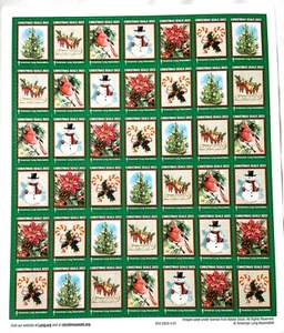 2023 Christmas Stamps, Candy Canes and Poinsetters,  42 Gummed Stamps, MNH, F/VF - Picture 1 of 1