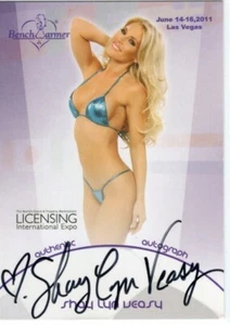 201 Bench Warmer International Licensing Expo Shay Lyn Veasy Autograph Card - Picture 1 of 1
