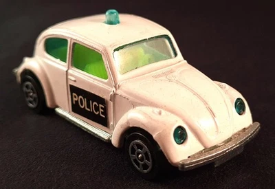 Vintage Corgi Jr's Volkswagen 1300 Police Bug Whizz Wheels made in Great Britain - Image 1 of 4