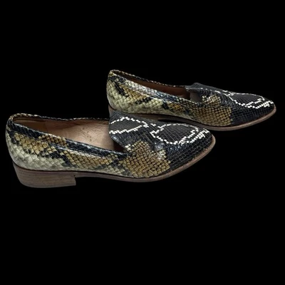 Zapatos sin cordones Madewell The Frances in Snake de cuero en relieve para mujer 7 Foto 1 de 4