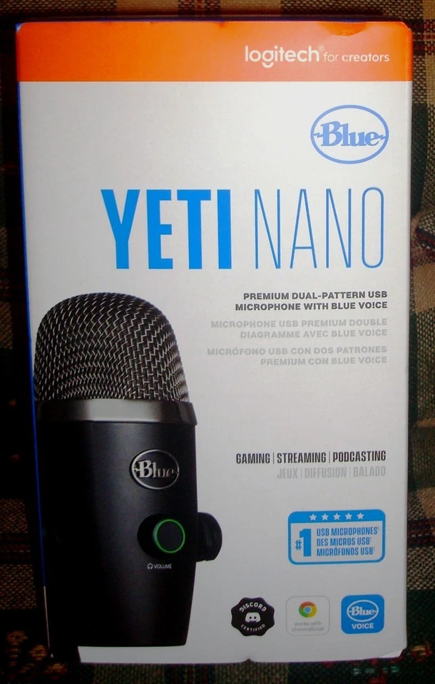 Blue Yeti Nano Premium USB Microphone NEW - Image 1 of 1