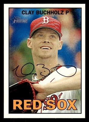 Clay Buchholz 2016 Topps Heritage #414 Boston Red Sox - Image 1 of 2