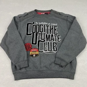 Sudadera Coogi Para Hombre Grande Gris Ultimate Club Cuello Redondo Sur Gales Parche Australiano - Imagen 1 de 9