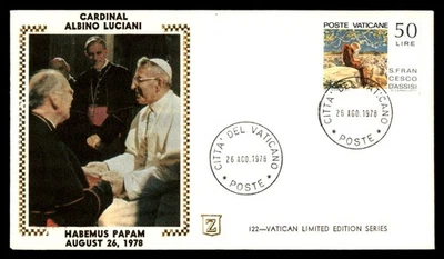 Mayfairstamps Vaticano 1978 Cardenal Albino Luciani Cubierta aau_89567 Foto 1 de 2