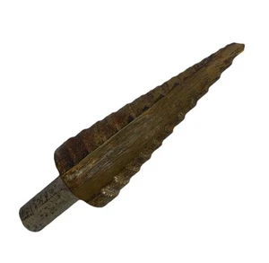 Step Drill Bit Titanium Nitride Coated 12-Step  (1/4" Shank) Sizes 3/16" to 7/8" - Picture 1 of 10