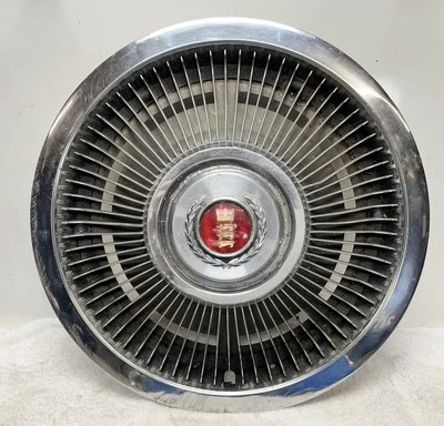 (1) 1974-1976 Ford Torino Galaxie 15" Fin Style Turbine WHeel Cover Hubcap Foto 1 de 4