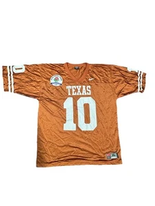 Nike 2006 Rose Bowl Texas Longhorns NCAA Vince Young #10 Football Jersey Mens XL - Picture 1 of 6