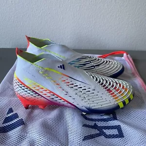 Adidas Predator Edge + SG Fußball AL RIHLA PACK weiß Stollen GW1035 Herren Größe 10,5 - Bild 1 von 10