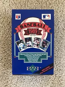 1989 UPPER DECK BASEBALL HIGH SERIES BOX (36 PACKS) KEN GRIFFEY JR RC - Picture 1 of 5