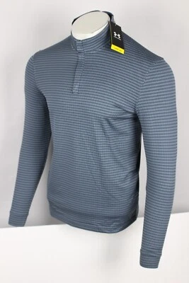 Under Armour Men's Playoff 3.0 1/4 Zip Pullover Diamond Check Gray UM1214 - Image 1 of 4