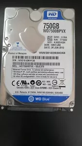 Disco duro usado SATA 2.5 " 750GB Western Digital 750GB - Imagen 1 de 4