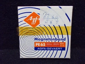 AGFA PE 65, 8cm, 120m, bobina de cinta en caja original. #K-345-05 - Imagen 1 de 2