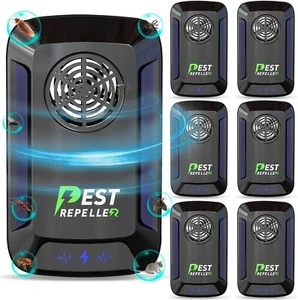 Ultrasonic Pest Repeller - Indoor Mouse Repellent Ultrasonic - Electronic Plug i - Picture 1 of 7