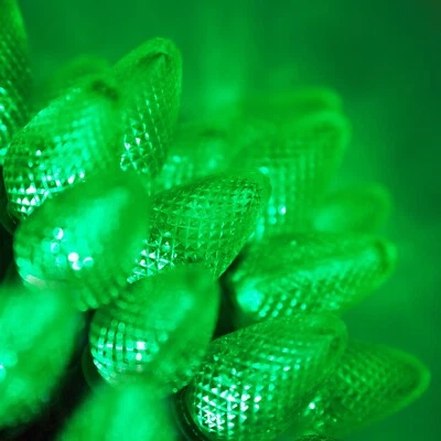 25 LED Christmas Light Set C7 Indoor Outdoor Home Holiday Party String Lights - Image 1 of 4