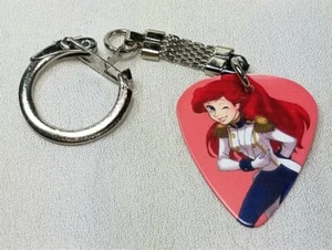 Ariel as a Human Guitar Pick Key Chain - Picture 1 of 2