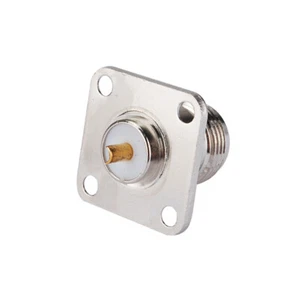 15pcs N Type Female jack Connector Terminator with Panel 4 Holes Solder cup N - Zdjęcie 1 z 4