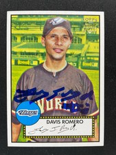2007 Topps ('52 Rookie) SIGNED: Davis Romero, BLUE JAYS #123